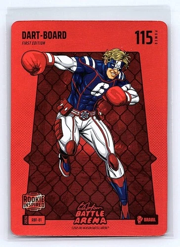 DART-BOARD (Jaxson Dart) Bo Jackson Battle Arena #RBF-81 Red Battlefoil