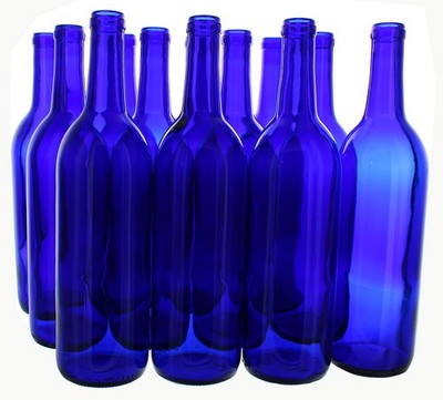 Home Brew Ohio 6 Gallon Bottle Set: Cobalt Blue Claret/Bordeaux (36 Bottles)