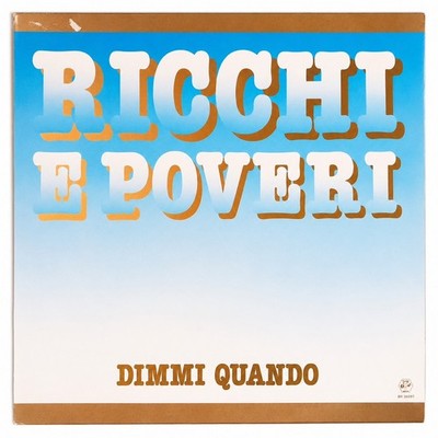 Ricchi & Poveri Dimmi Quando 1986 LP 33 Giri Prima Stampa Condizioni Eccellenti