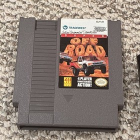 Super Off Road Nintendo Entertainment System NES Cartucho y funda - Probado 