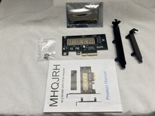 M.2 NVME to PCIe 3.0 x4 Adapter with Aluminum Heatsink Solution