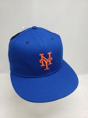 Vintage New York Mets New Era Diamond Pro Model Wool Fitted Hat 7 3/8 Deadstock 