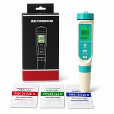7 in 1 Water Quality Tester, Digital pH Meter TDS EC ORP Salinity S.G Tempera...