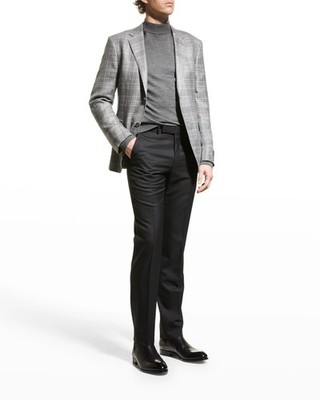 ERMENEGILDO ZEGNA - ''MICRONSPHERE'' Black Premium Dress Pants - 42W (58EU)