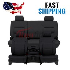Complete Seat Cover Set For Silveradosierra 1500 20152018 Front Rear Complete Seat Cover Set For Silveradosierra 1500 20152018 Front Rear