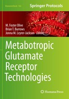Metabotropic Glutamate Receptor Technologies M Foster Olive (U. A.) Taschenbuch