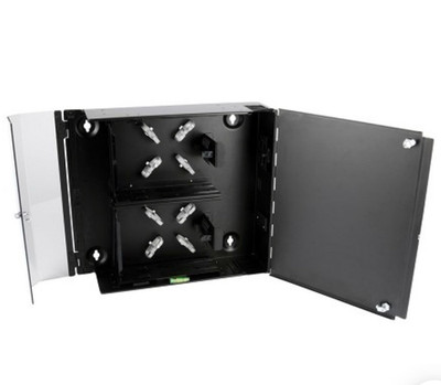 Corning WCH-04P Wall-Mount fiber optic Cabinet,  Black
