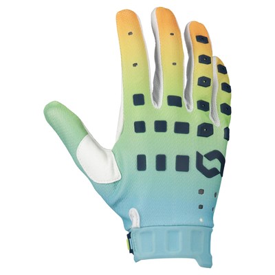 SCOTT Podium Pro Handschuhe Blau Orange Gr M Fahrrad MTB Mountain Bike DH