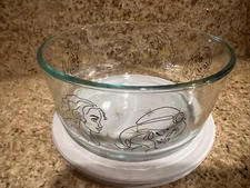 PYREX Princess Disney Bowl 6" x 3" Microwave & Freezer Safe