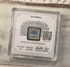 Geiger 1 Gram .999 Silver Bar In Square Assay Security Feature Searialized.NICE!
