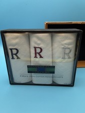 Handkerchiefs 3 Alexander Julian Colours White New in Box