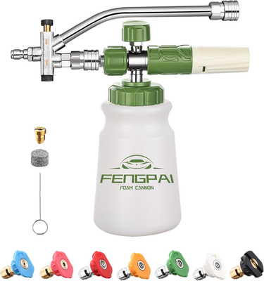 #ad Pressure Washer Foam Cannon with Dual Connector Accessory amp; 7 Power Washer Spray $42.66