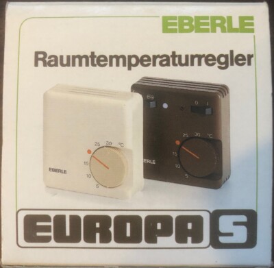 Eberle RTR-6124/24V~ mechanical room thermostat 17225-6124-200 Europa S 5'C-30'C