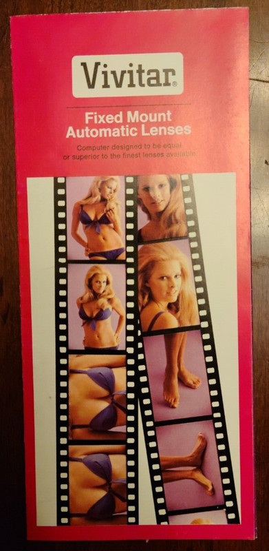 Vintage 1973 Vivitar Fixed Mount Automatic Lenses Brochure NEW HOT!