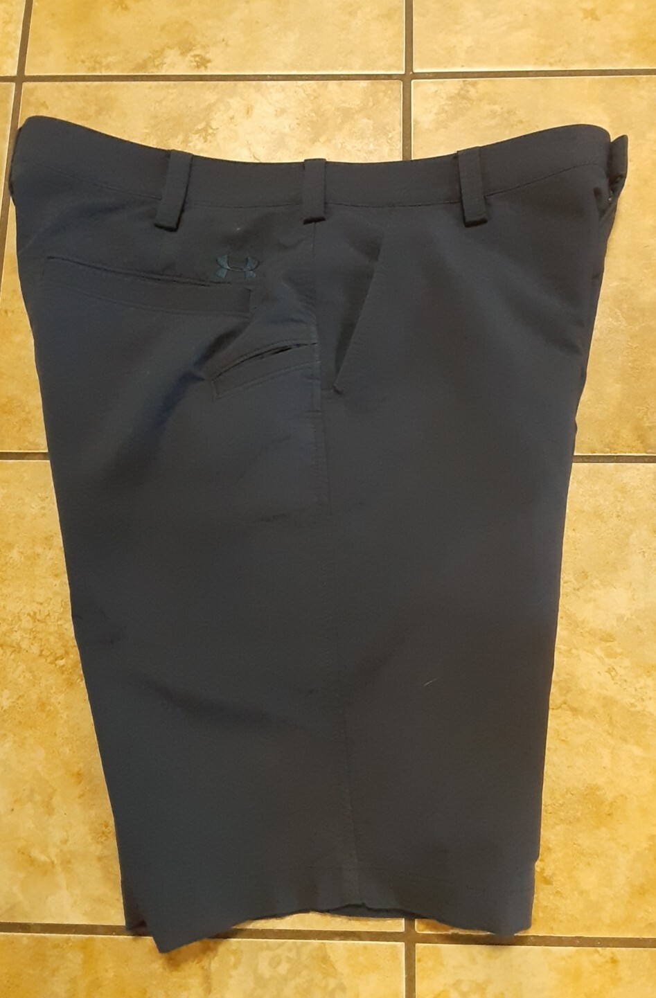 Under Armour Golf Shorts Navy Blue Mens Size 34 eBay