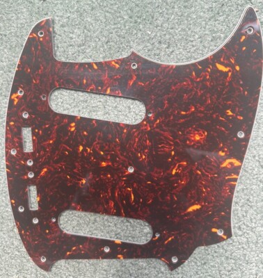 Dunkelrot Zelluloid Schildkröte Schlagbrett für 2004-2005 Fender Mustang MIJ CIJ MG-69