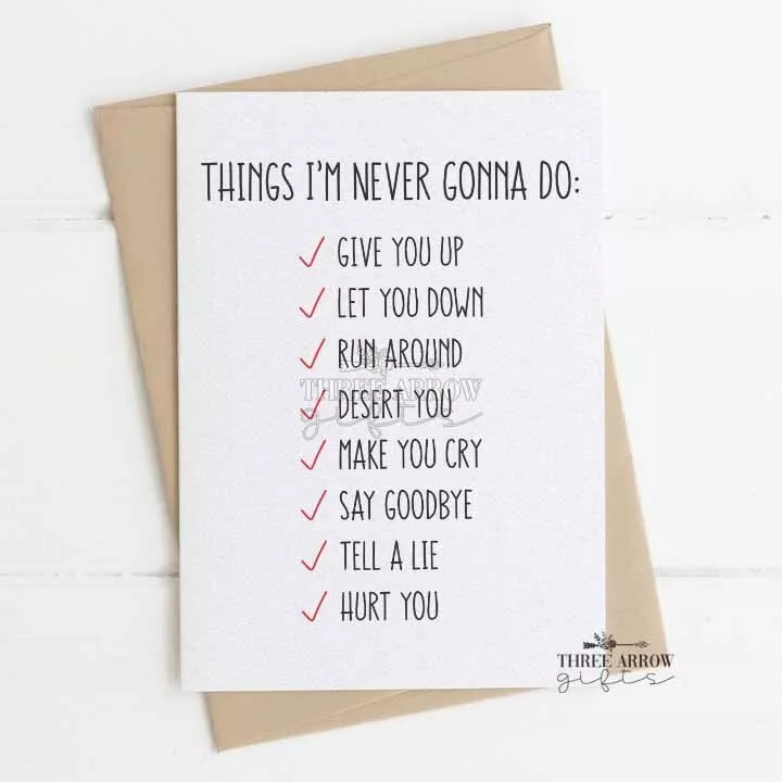 You Got Rick Rolled | Greeting Card