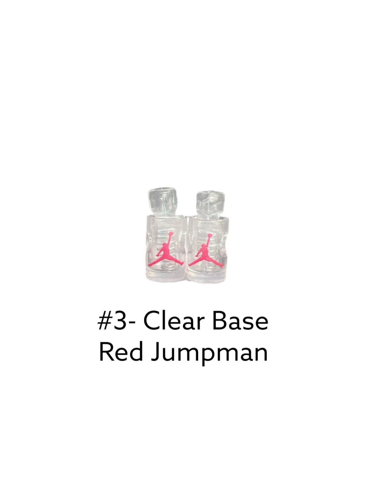 Nike Air Jordan VI Lace Locks Clear Base Red Jumpman Slam Dunk