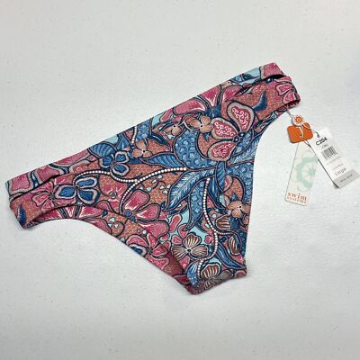 New Swim Systems Bondi Cheeky Bikini Bottom Love Bug Print Swimsuit Size L