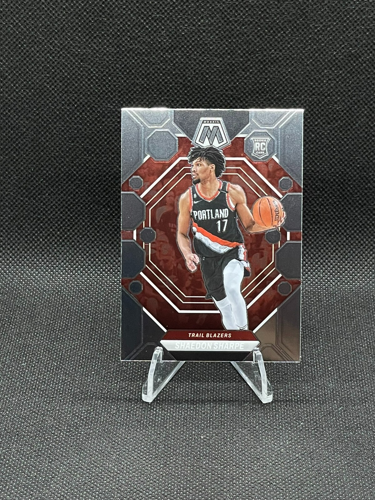 2022 Panini Mosaic - SHAEDON SHARPE #213 - RC Rookie Portland Trail Blazers