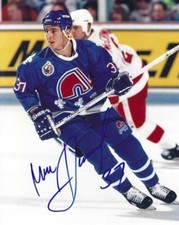 Signed 8x10 MARTIN RUCINSKY Quebec Nordiques Autographed Photo - COA