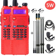 2SET BAOFENG UV-5R III TRI-BAND VHF/UHF FM HAM TWO-WAY RADIO WALKIE TALKIE 128CH
