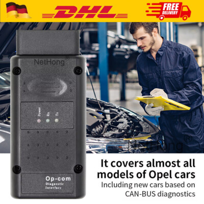 V1.99! OPEL OP COM Vauxhall OBD2 Diagnostic Code Reader Scanner Tool OPCOM Neu