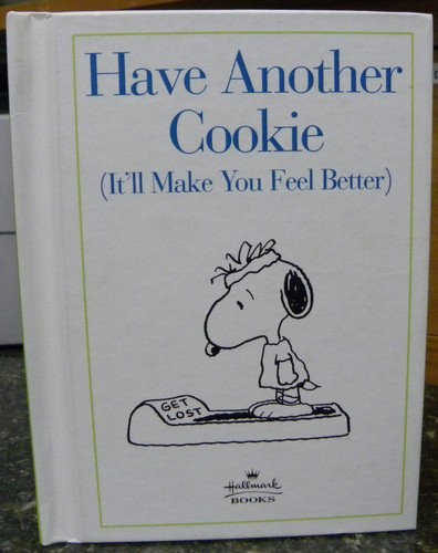 1996 Hallmark Gift Book- Have Another Cookie by Schulz Peanuts Snoopy, Sm HC