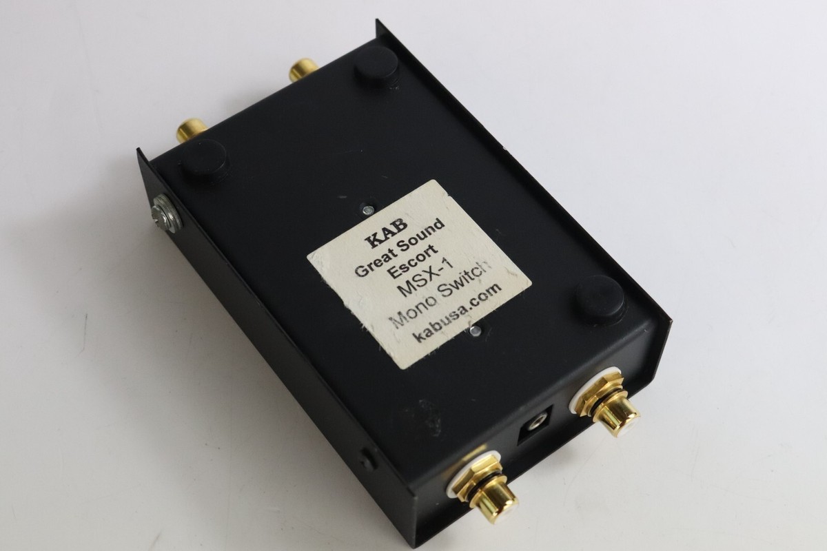 KAB Great Sound Escort MSX-1 Mono Switch In Excellent