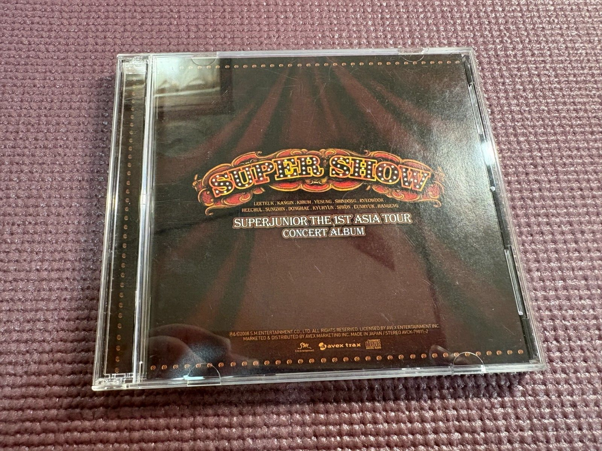 Super Junior the 1st Asia Tour Concert Album Super Show CD Set | eBay Super Junior the 1st Asia Tour Concert Album Super Show CD Set | eBay