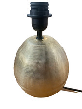 Tischleuchte Tischlampe Lampenfuß Keramik gold (ohne Lampenschirm) Fassung E27