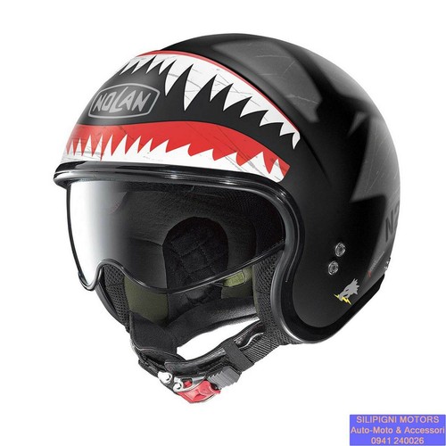 NOLAN N21 SKYDWELLER 108 Flat Black + Visiera Dark - Casco Jet Moto/Scooter  | eBay
