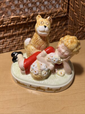 Annie and Sandy Figurine Applause Knickerbocker Toy Co I Don't need Anything