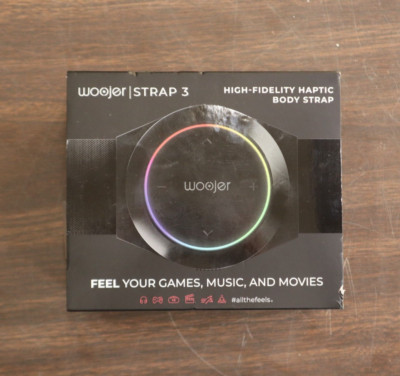 Woojer Haptic Strap 3 WJRS3-101 For Games, Music, Movies, VR And Wellness -Black