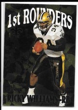 RICKY WILLIAMS ROOKIE 1999 FLAIR SHOWCASE 1ST ROUNDERS 8 NEW ORLEANS SAINTS