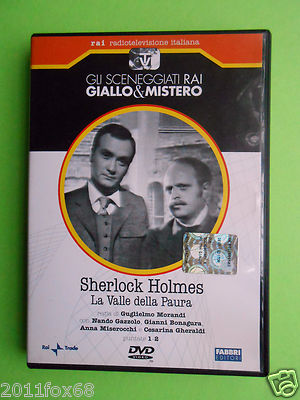 dvds gli sceneggiati rai giallo e mistero sherlock holmes la valle della paura 