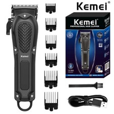 Professional Hair Clippers Cordless Trimmer Beard Cutting Machine Barber Kemei