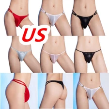 Mens Underwear Sexy Backless Jockstrap Buckled Boxer Shorts Pouch Underpants