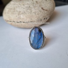 Labradorite Gemstone Ring 925 Sterling Silver Free Shipping Lovely Ring PG4822