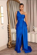 NWT Diamonds Are Forever Gown Size Small in Royal Color by Fashion Nova