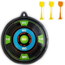 9" Magnetic Dartboard with 3 Darts   Family Safe Dart Game for Kids  Home