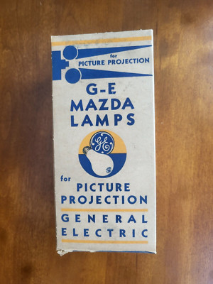 Projection lamp bulb NOS 500W-120V T-20 G-13 Fil. 500T20-120V Medium burn base