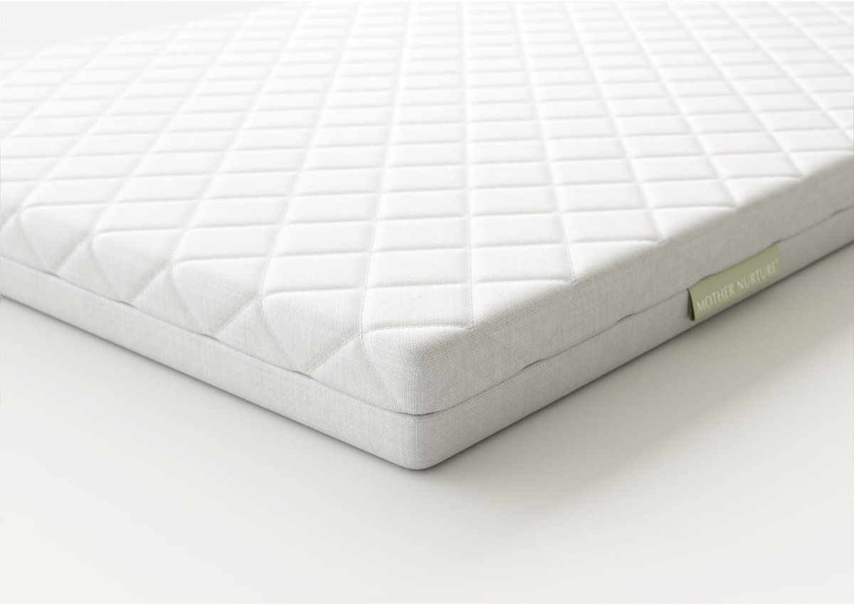 Mother Nurture Classic Foam Quilted Travel Cot Mattress Waterproof
