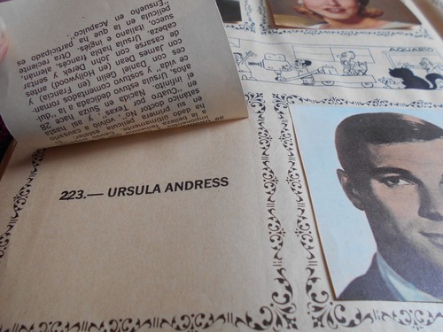 60s CINE sticker ALBUM paper card MARILYN MONROE LANA TURNER URSULA ANDRESS rare - Picture 7 of 24