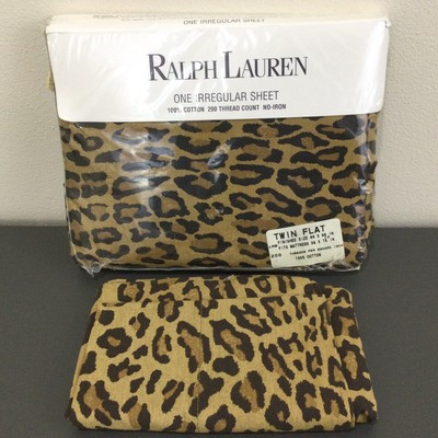 ralph lauren leopard sheets
