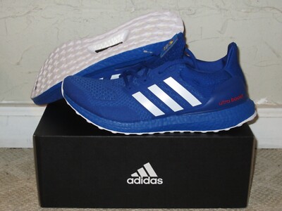 adidas Ultra Boost 1.0 NCAA KU Kansas Jayhawks Blue / White Men's Size 10.5 NEW!