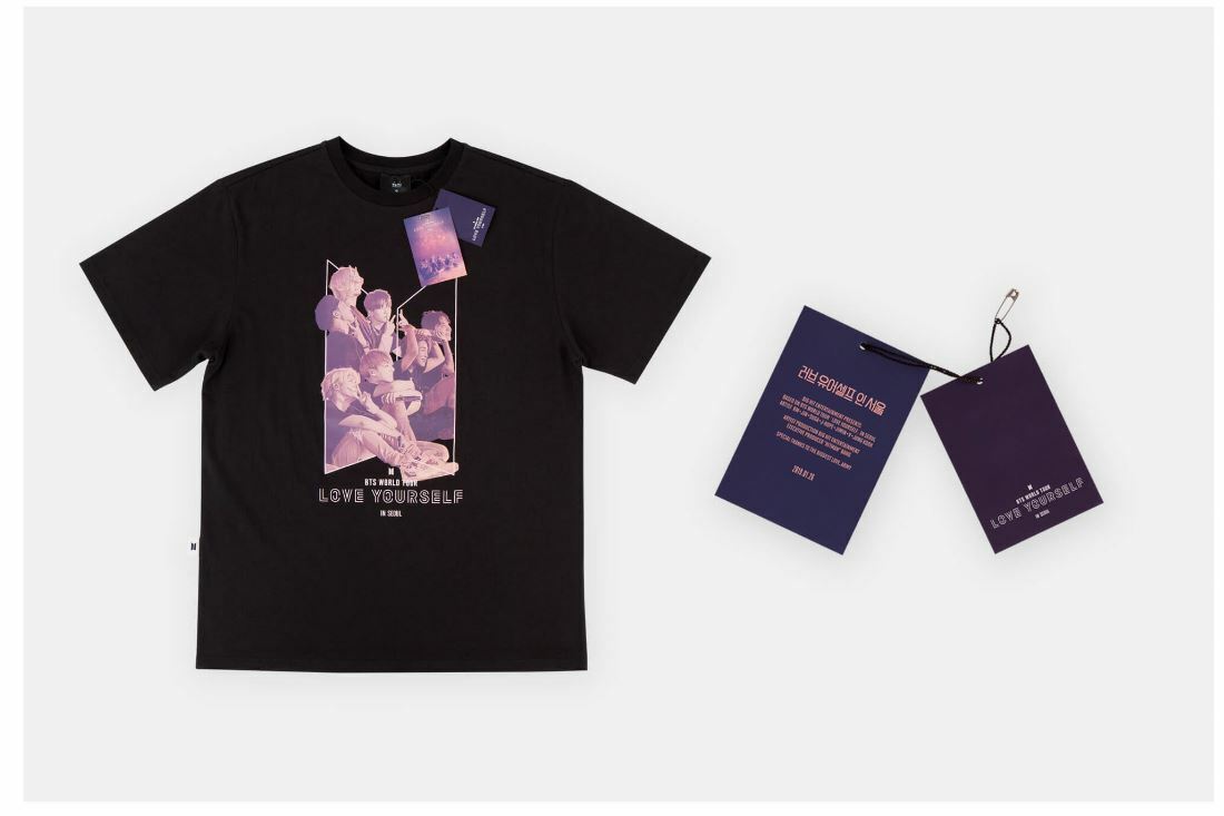 BTS WORLD TOUR LOVE YOURSELF IN SEOUL MOVIE OFFICIAL GOODS T-SHIRT