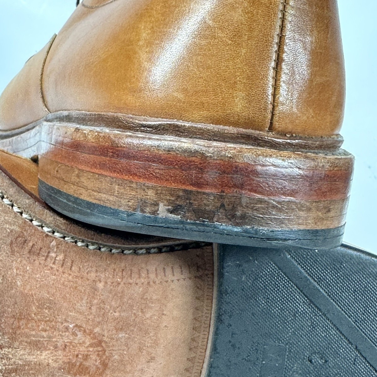 ALLEN EDMONDS Shoes Mens Size 11 D HILLCREST 5954 TAN Brown 