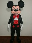DISFRAZ (mascot botargas costume) HERMOSO MICKEY BLACK DELUXE, TRAJE ADULTO