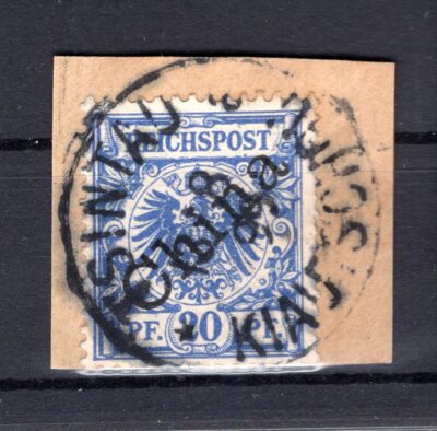 Kiautschou VORLAUFER V4I Best TSINTAU A On Gest. Luxury Fragment (K1846)